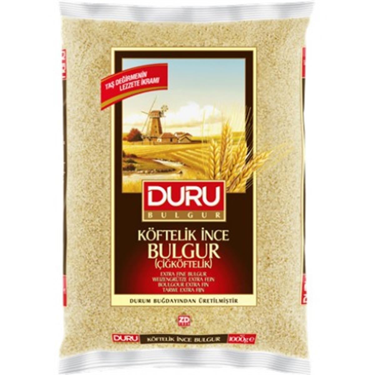 DURU BAKL.1 KG ÇIG KÖFTELIK BULGUR*12