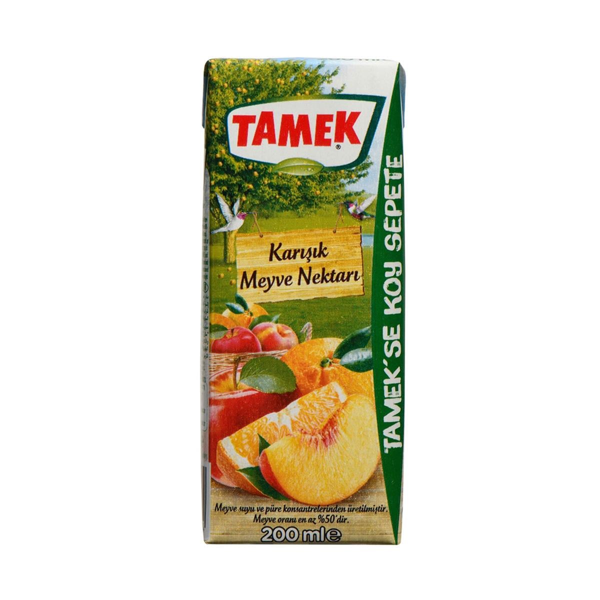 TAMEK MEYVE SUYU 200 ML KARISIK MEYVE