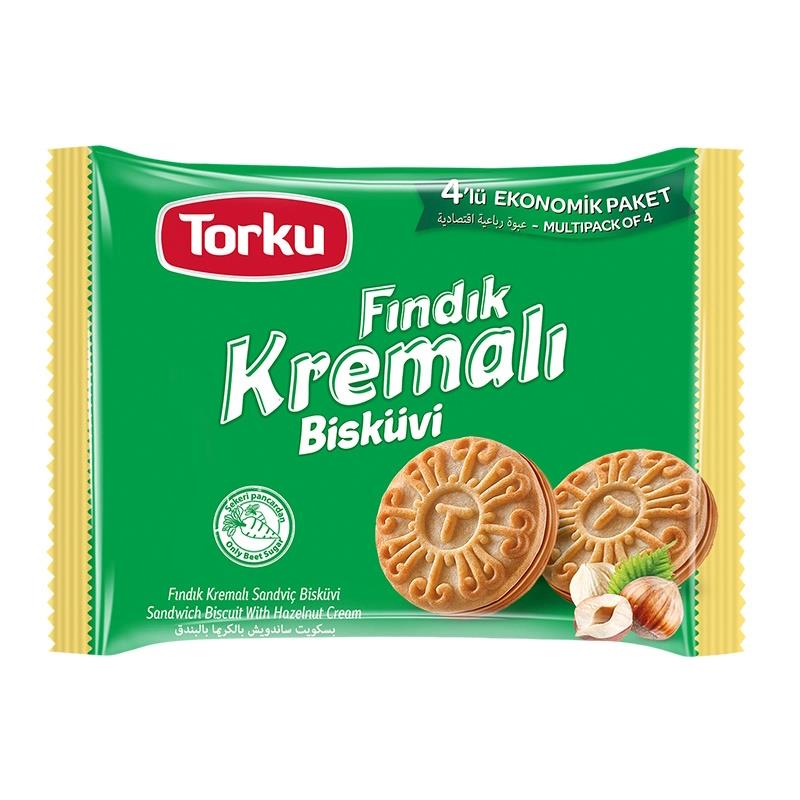 TORKU BISKÜVI KREMALI 4 LÜ FINDIK FAVORIMO 4*61 GR