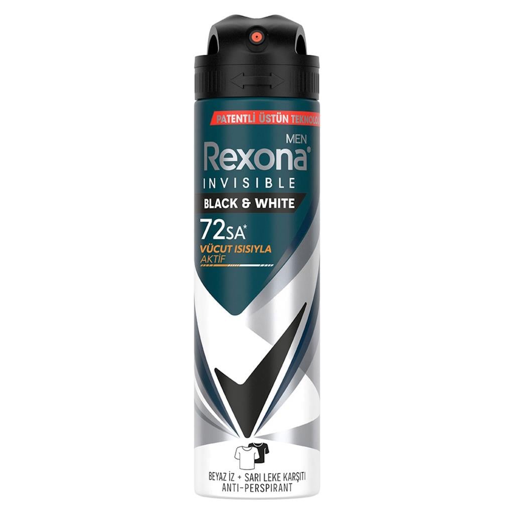 REXONA DEO 150 ML INVISIBLE BLACK+WHITE MEN 