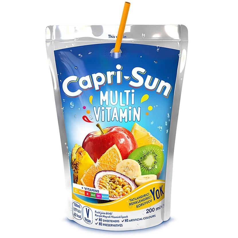 CAPRI-SUN MEYVE SUYU MULTIVITAMIN 200 ML KL:20