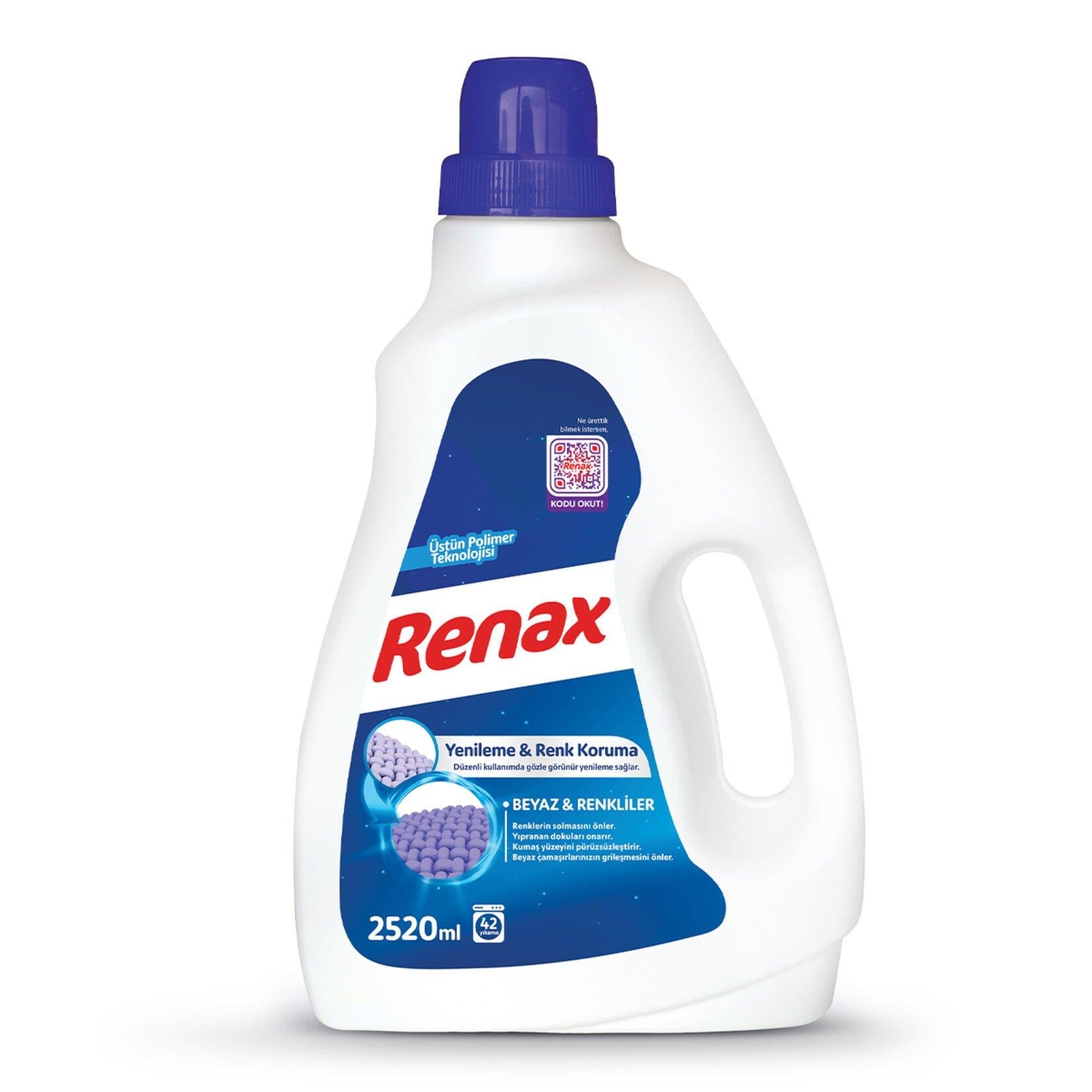 RENAX SIVI MATİK DETER. RENKLİ BEYAZ İÇİN 2520 MML