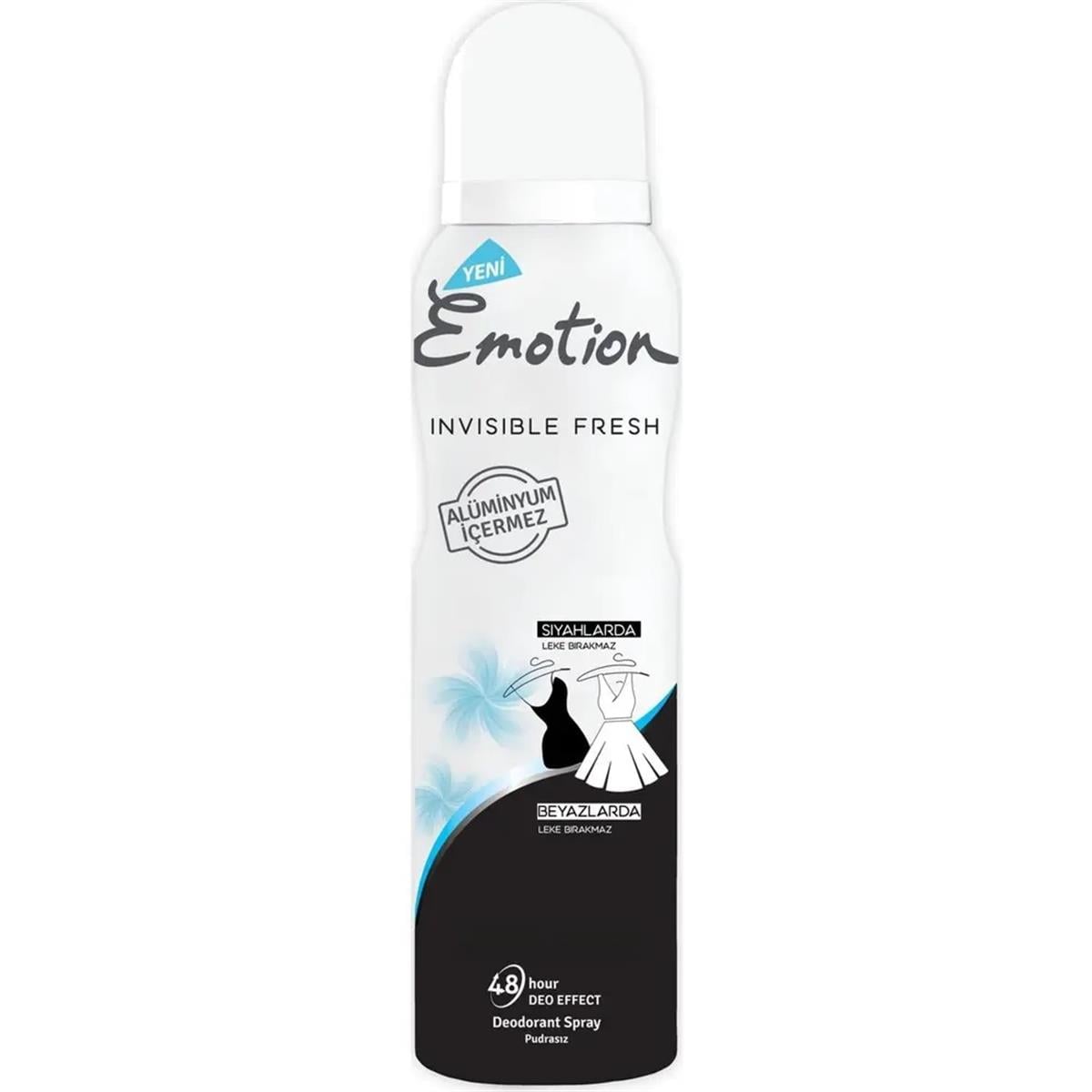 EMOTION DEO 150 ML BLACK&WHITE*6