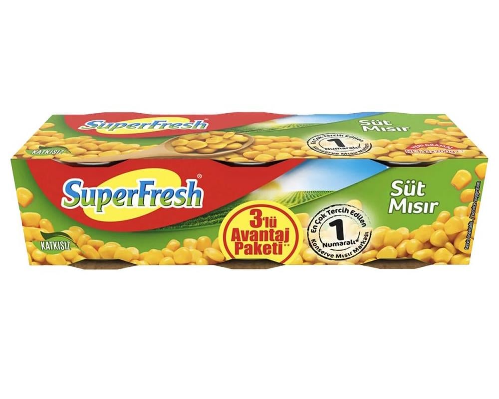 SÜPERFRESH 600 MISIR 3LÜ AVANTAJ PAKET 1*15