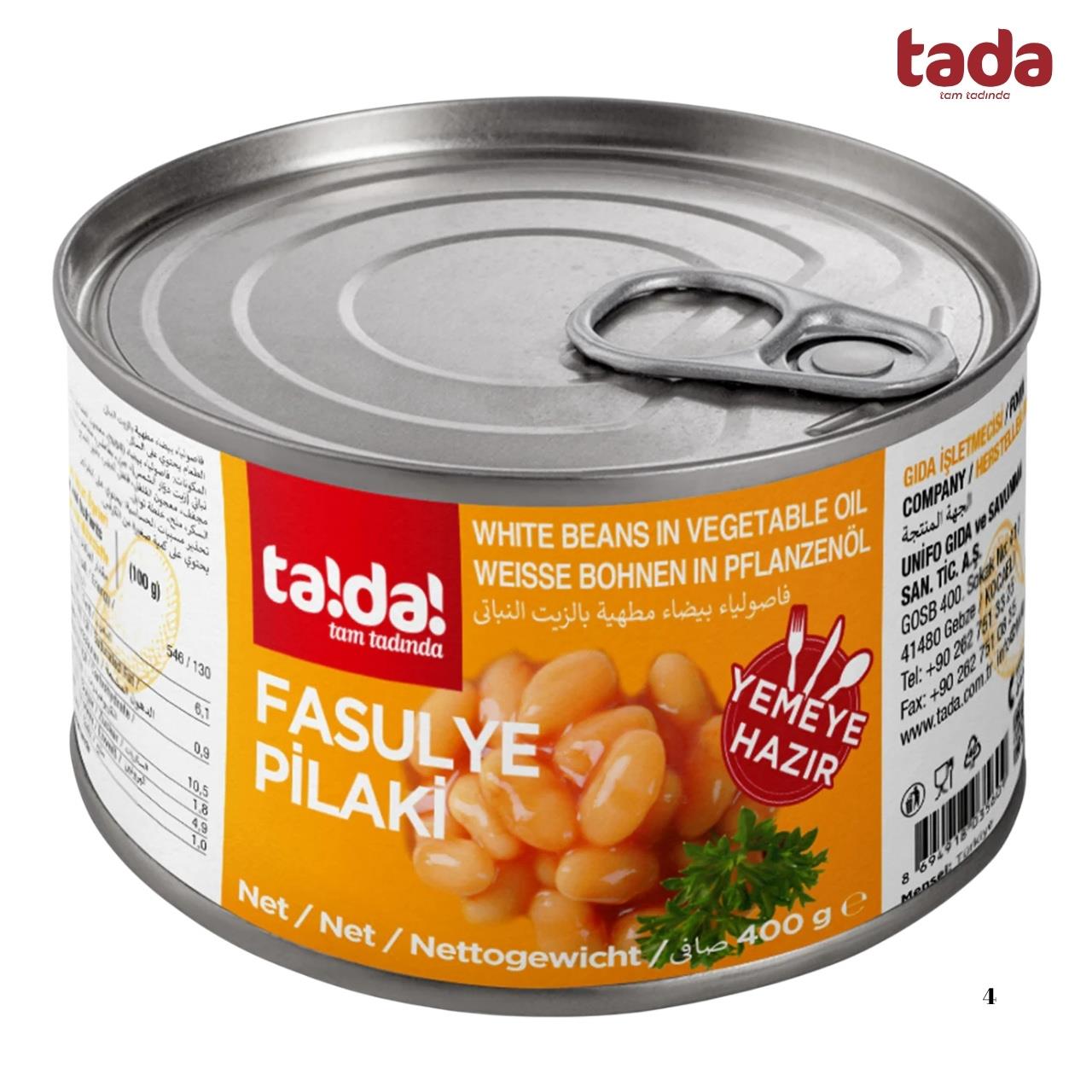 TADA FASULYE PILAKI 400 GR*12