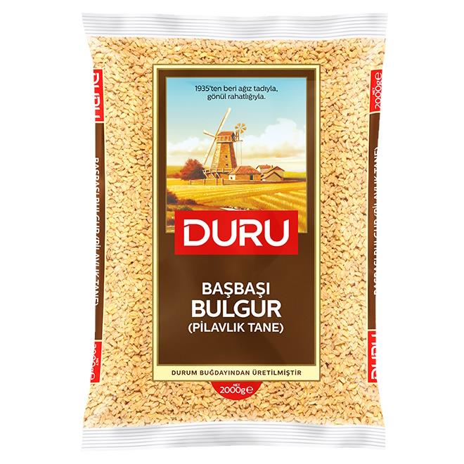 DURU BAKL.2 KG IRI PILAVLIK (BASBASI)  BULGUR