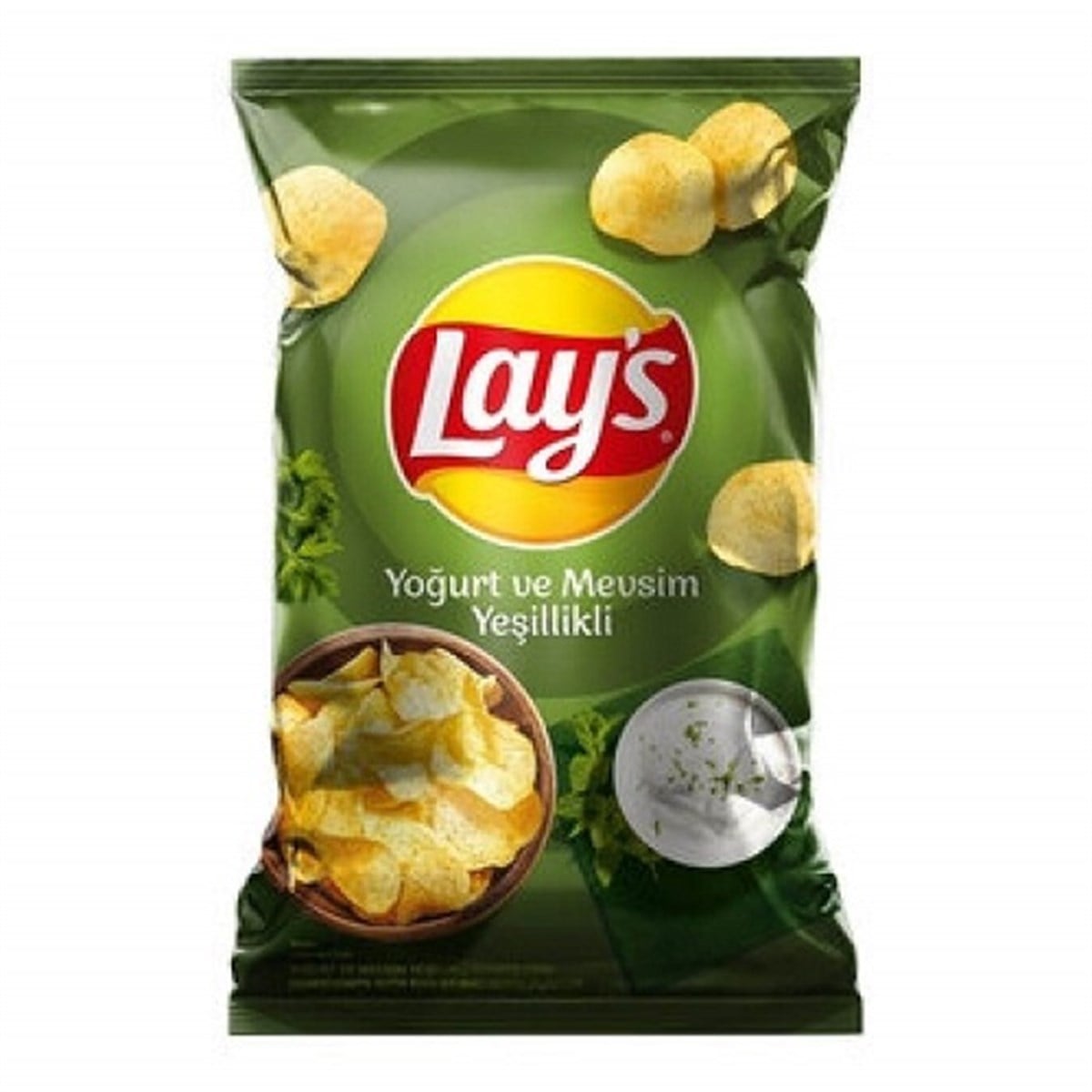 LAYS YOGURT VE MEVSIM YESILLIKLI  PARTI 155 G 