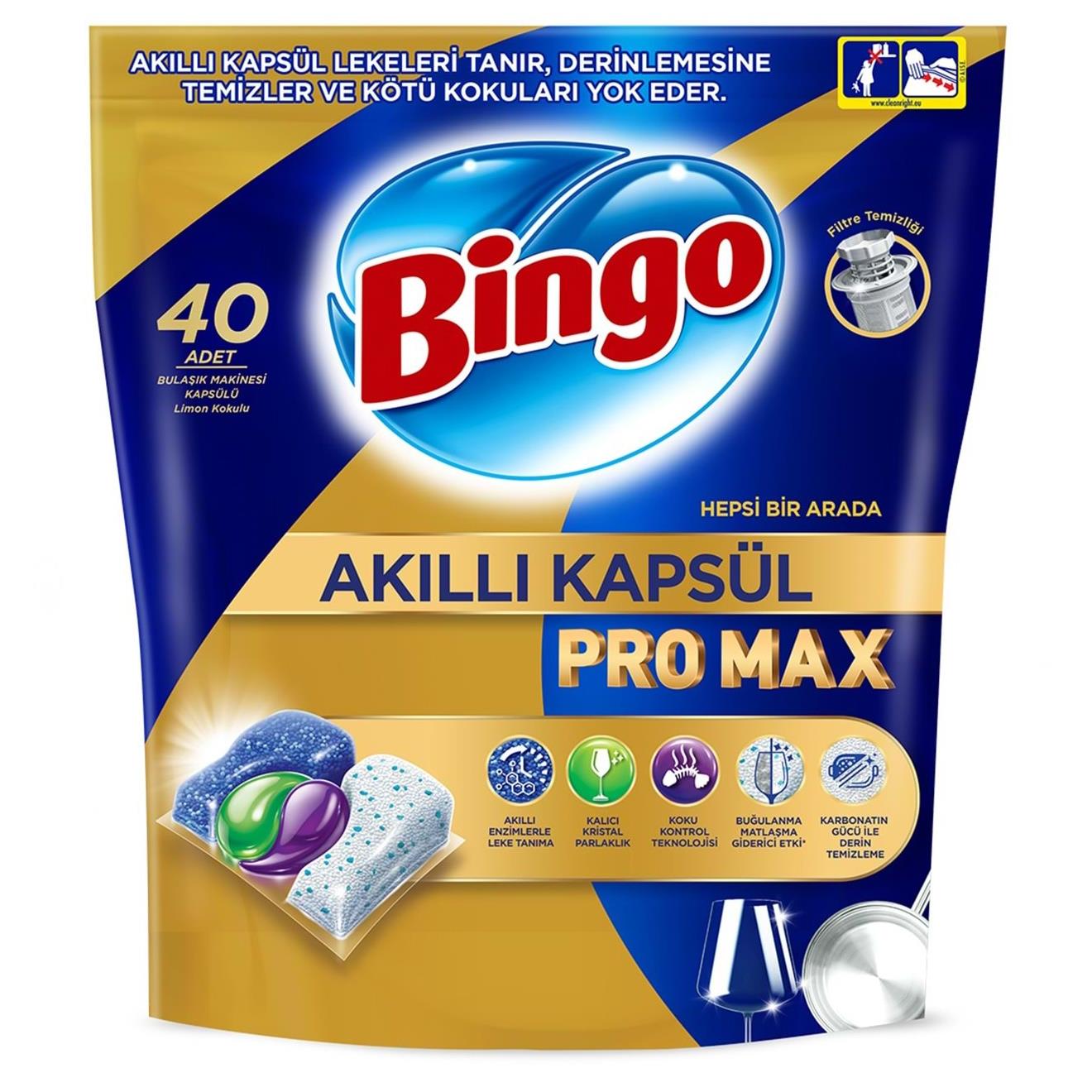 BINGO AKILLI  BULASIK KAP. PRO MAX 40*5