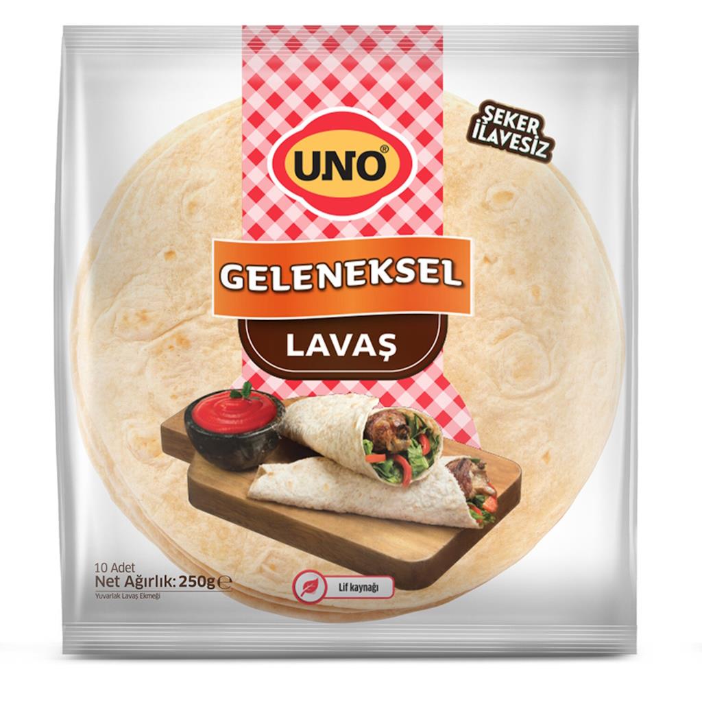 UNO GELENEKSEL LAVAŞ 15 CM 250GR
