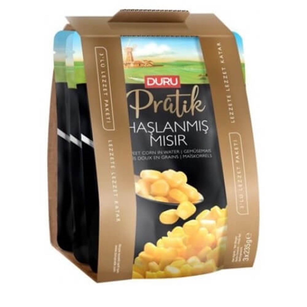 DURU BAKL.PRATIK HASLANMIS 3 LÜ MISIR 705 GR*6