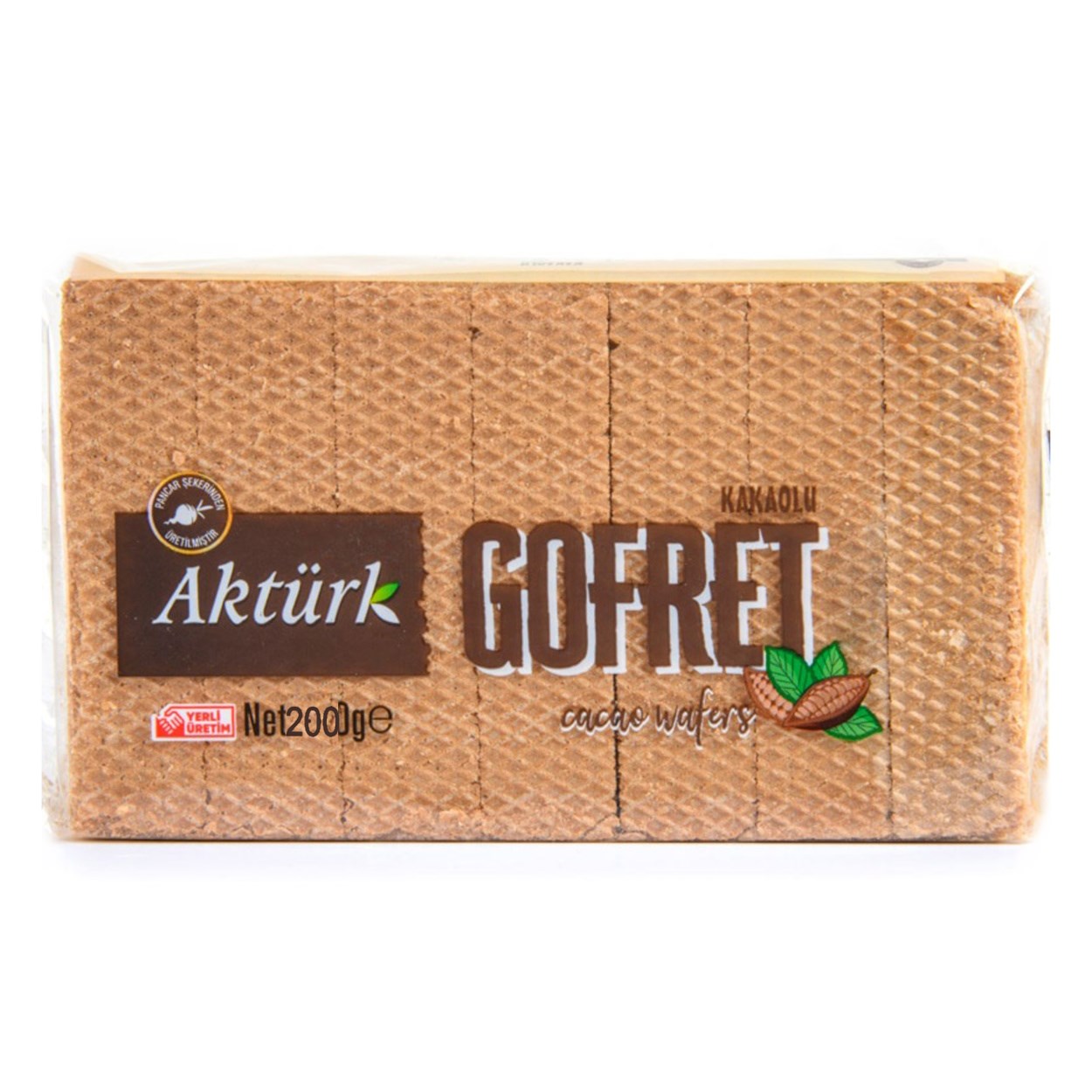 AKTÜRK GOFRET 200 GR KAKAOLU