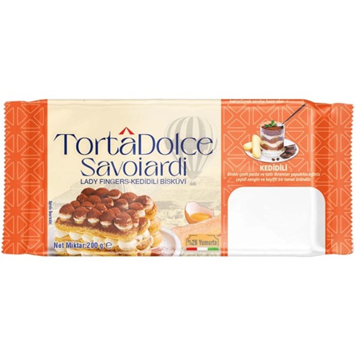 TORTADOLCE LADY FINGERS KEDIDILI BISK.200 GR