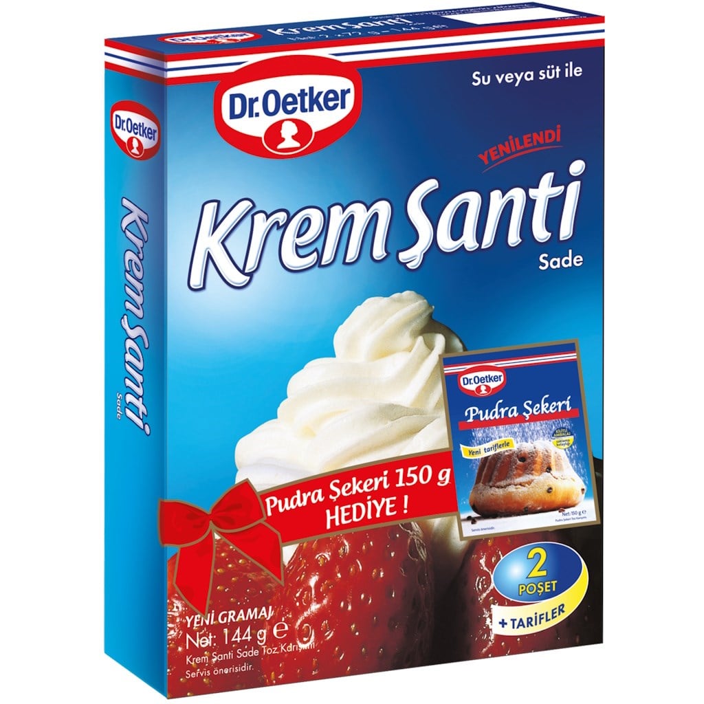 DR OETKER KREM SANTI+PUDRA SEKERI HEDIYELI 294 GR