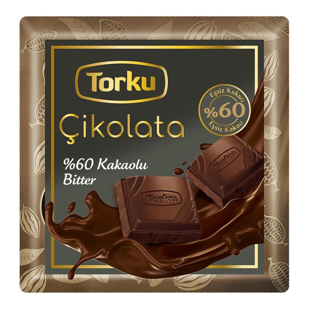 TORKU CIK. 60GR BUTUN CIKOLATA %60 BITTER  1*6