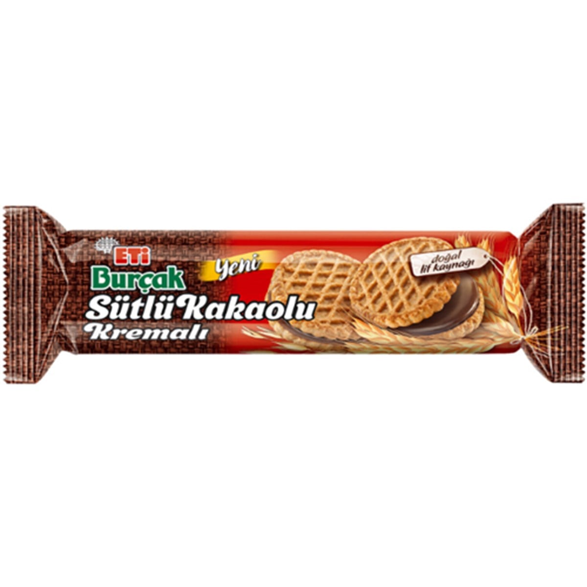ETI BURÇAK BISKÜVI 100 GR SÜTLÜ KAKAO KREMALI*12