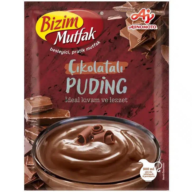ÜLKER BİZİM PUDİNG ÇİKOLATALI 95 GR 1*12