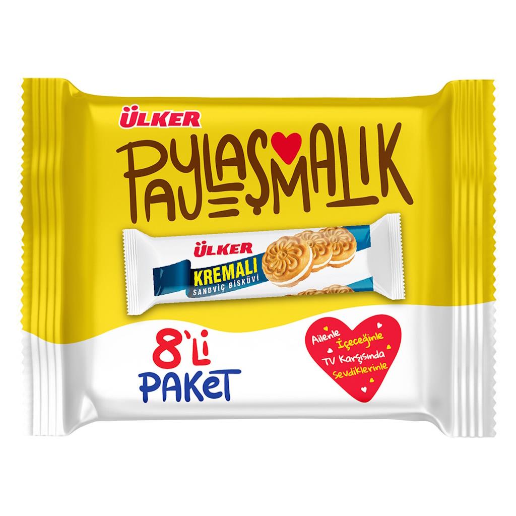 ÜLKER KREMALI BISKÜVİ 8Lİ 488GR KL:1*8