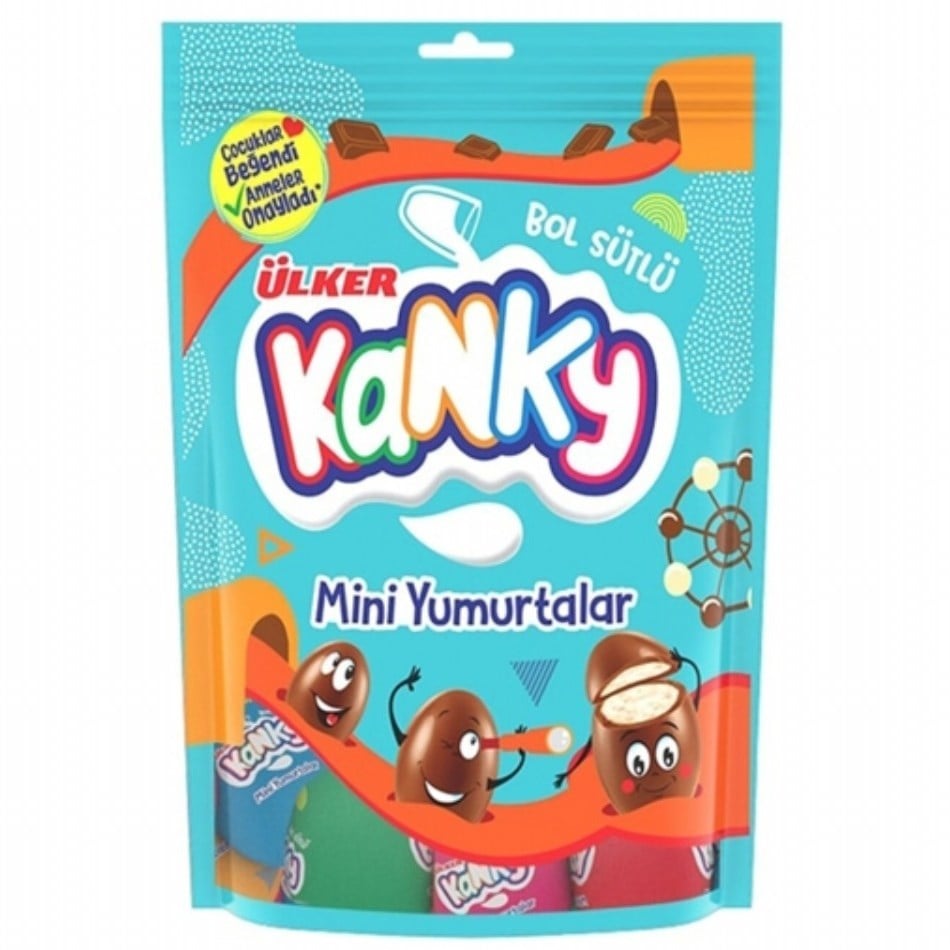 ÜLKER KANKY SÜTLÜ KR.DOLG.MINI YUMURTA 70 GR *10