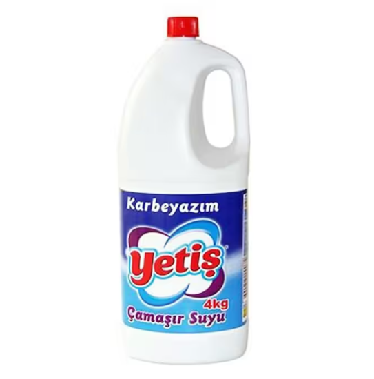 Yetiş Çamaşır Suyu 4kg Karbeyazım