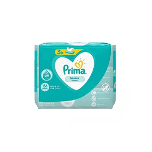 Prima Islak Havlu 3lü Paket 56x3 Adet Hassas Ciltler
