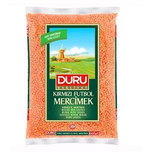 DURU 1 KG KIRMIZI FUTBOL MERCIMEK 