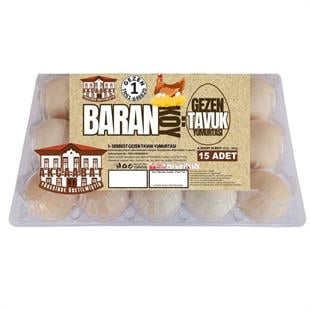 Baran Köy 15 Adet Serbest Gezen Tavuk Yumurtası