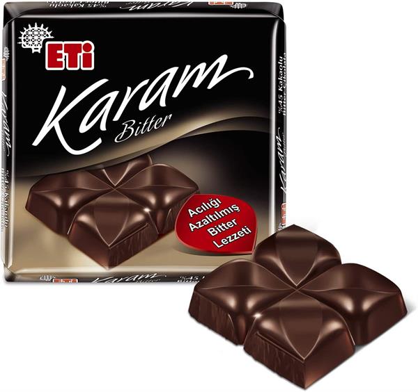 Eti Karam % 45 Kakaolu Bitter Çikolata 60 g