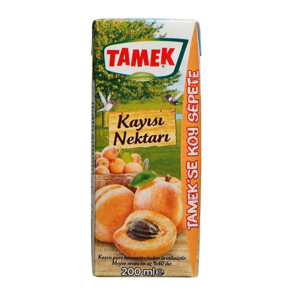 TAMEK MEYVE SUYU 200 ML KAYISI