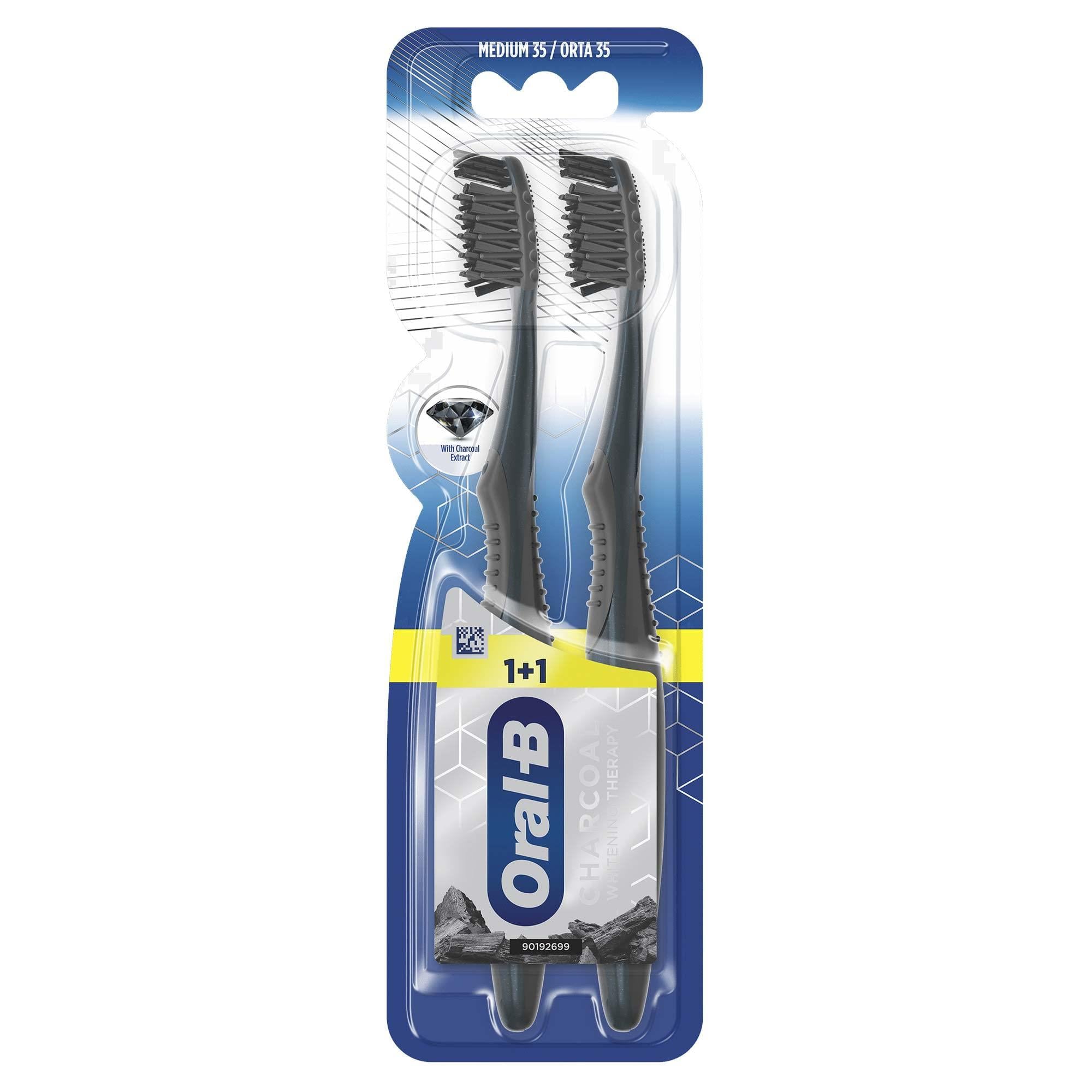 ORAL-B 3D THERAPY CHARCOAL 1+1