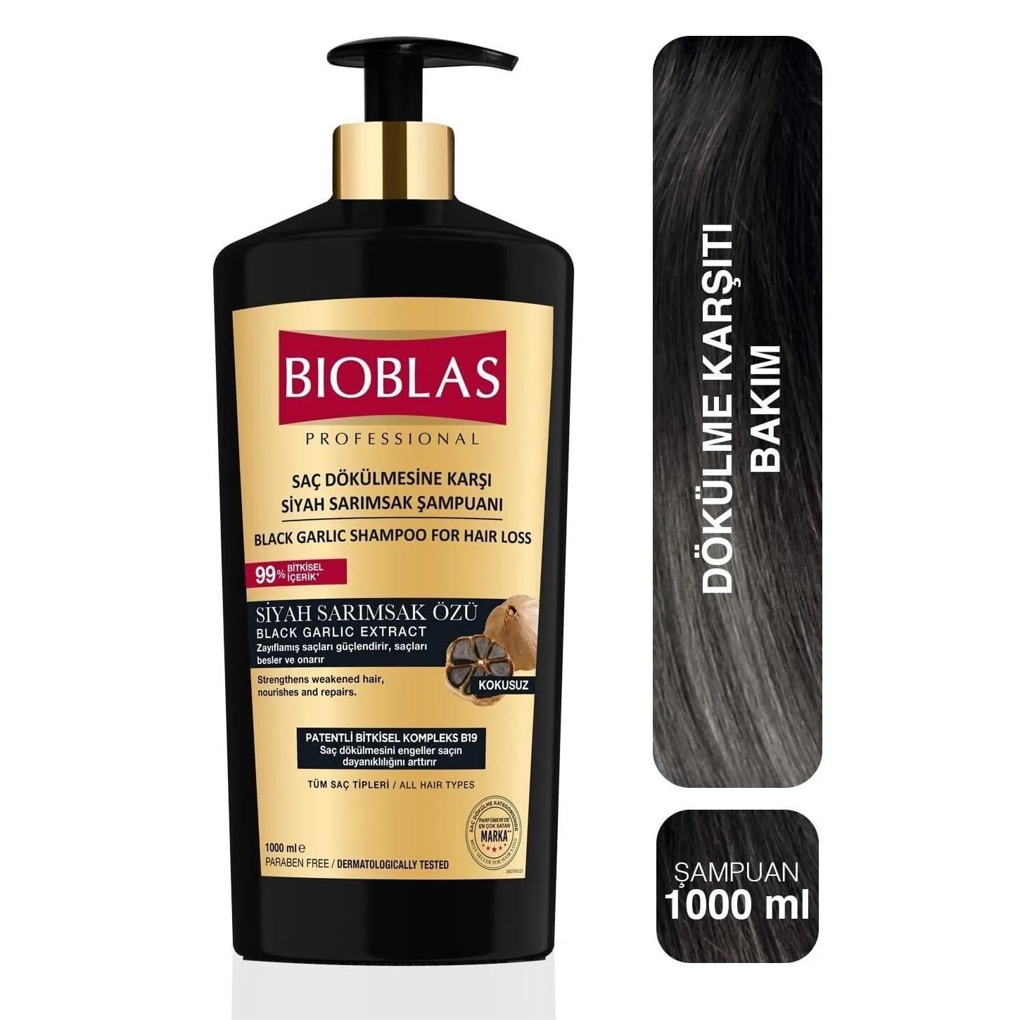 BIOBLAS 1000 ML SAMPUAN SIYAH SARIMSAKLI