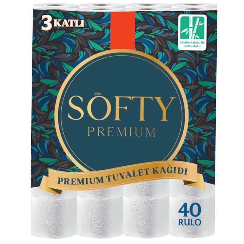SOFTY 3 KATLI PREMIUM TUVALET KAGIDI 40 LI