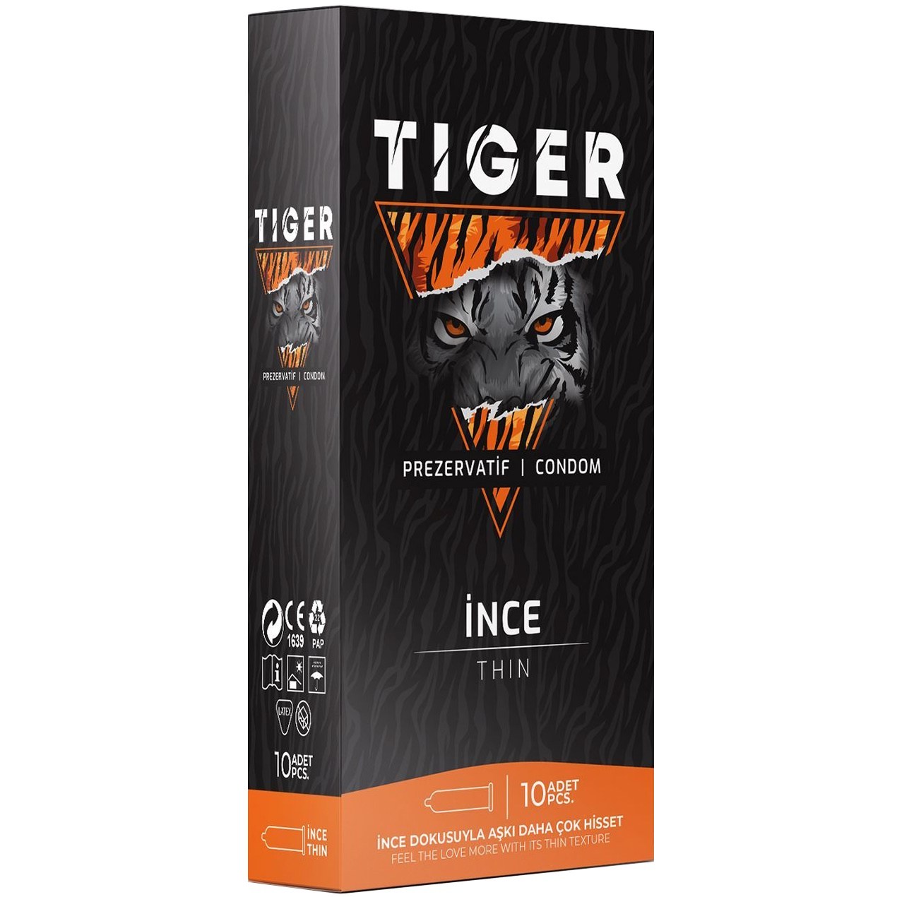 TIGER PREZERVATIF 10 LU INCE