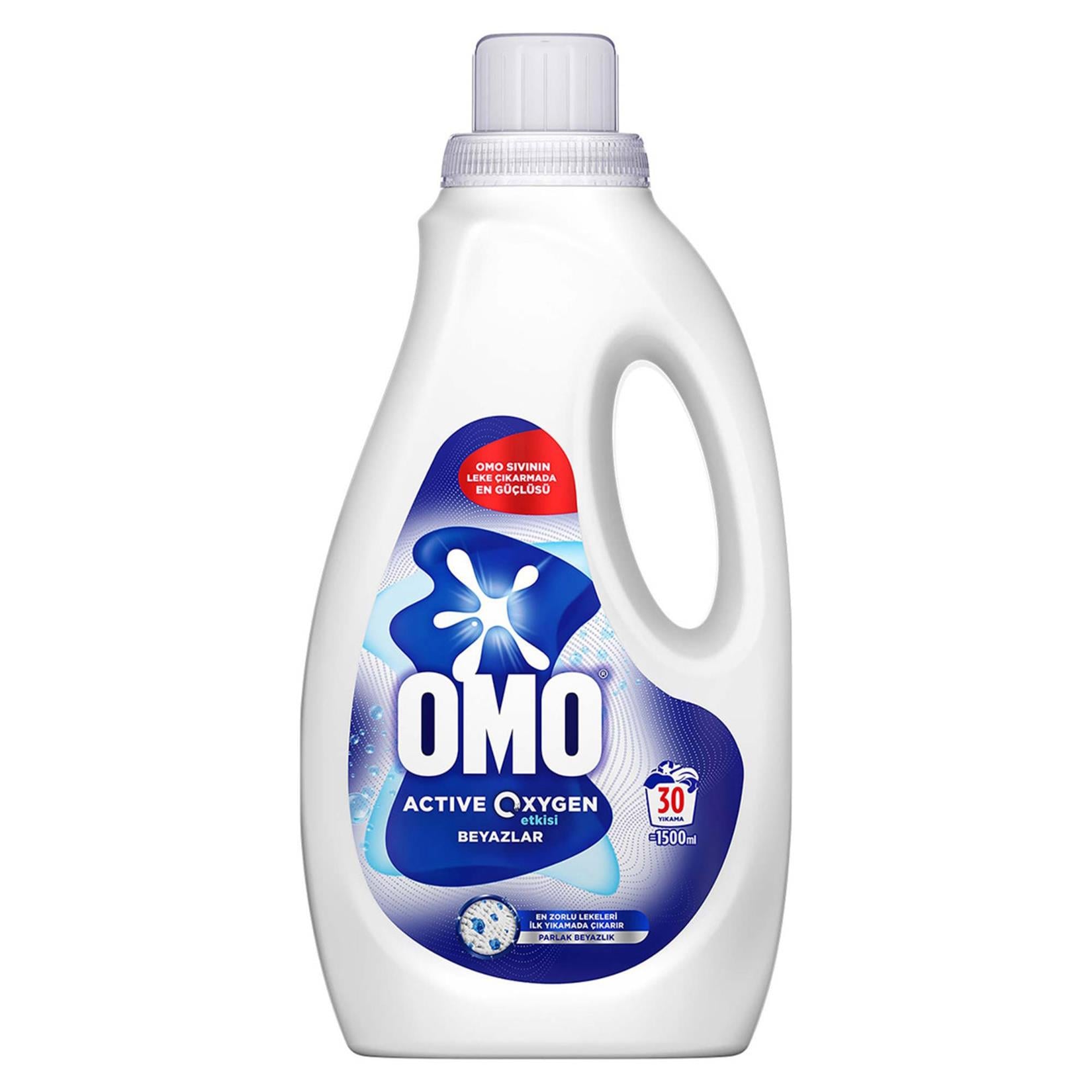 OMO SIVI 1500 ML ACTIVE OXYGEN BEYAZLAR