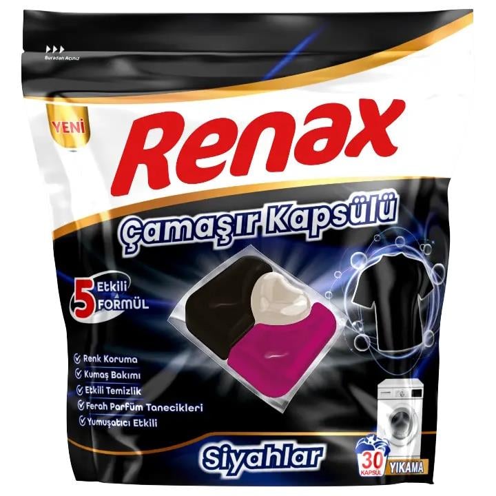 RENAX 30 LU CAMASIR KAPSULU SIYAH  *5