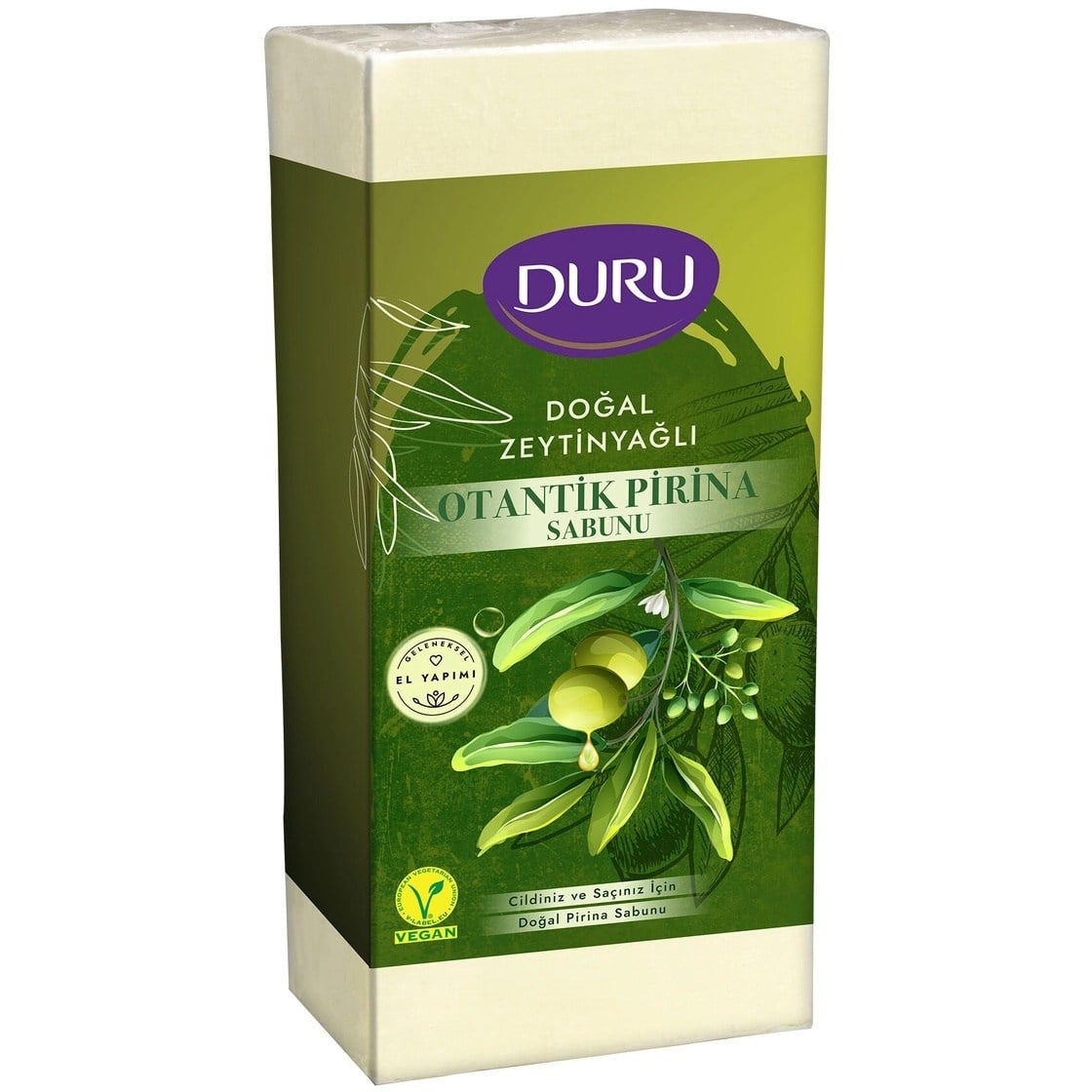 DURU SABUN PIRINA 800 GR ZEYTIN BANYO