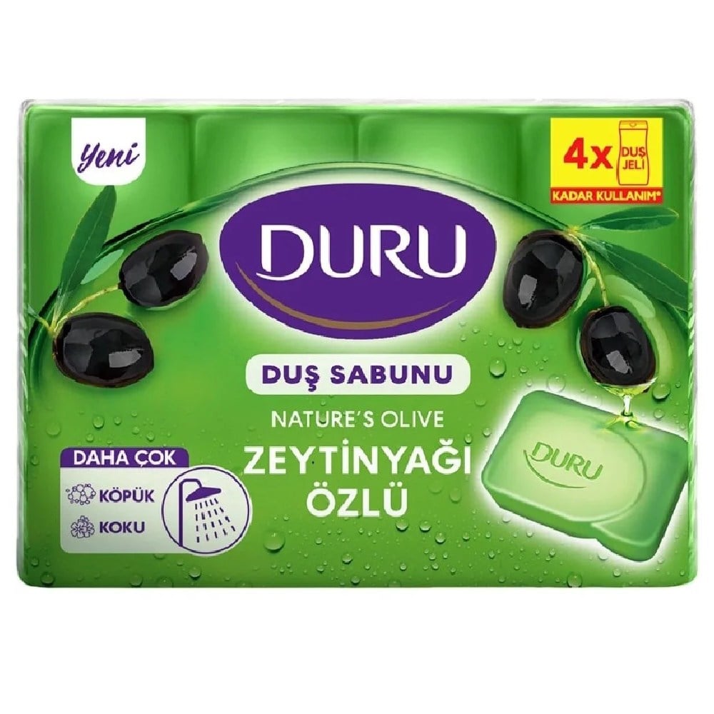 DURU SABUN FRS.SEN.4 LU (4*150GR) 600 GR NAT.ZEYT