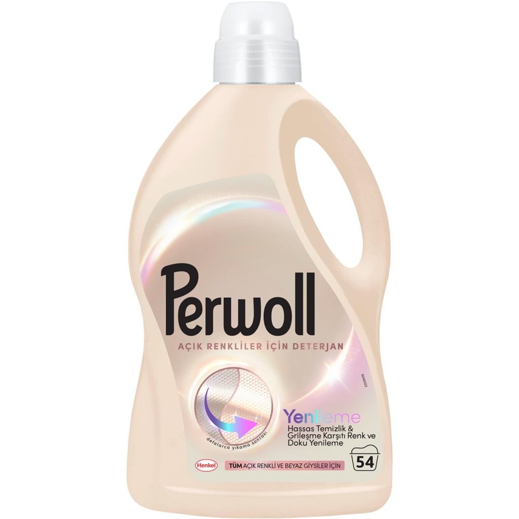 PERWOLL 2,97 L YENILEME BEYAZ VE ACIK RENKLI.54 W