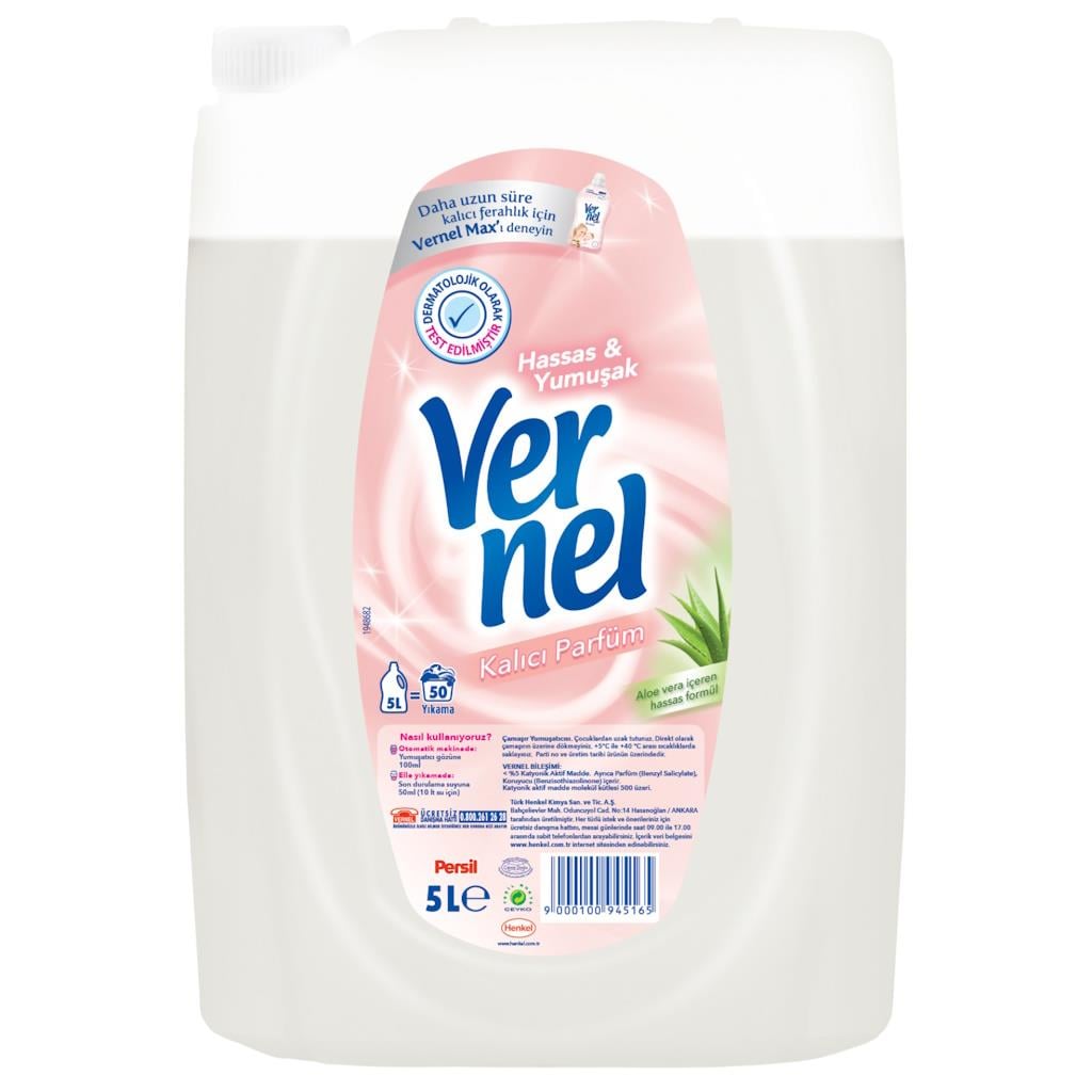 VERNEL 5 LT KALICI PARFUM ALOE VERA HAS VE YUM 1*4