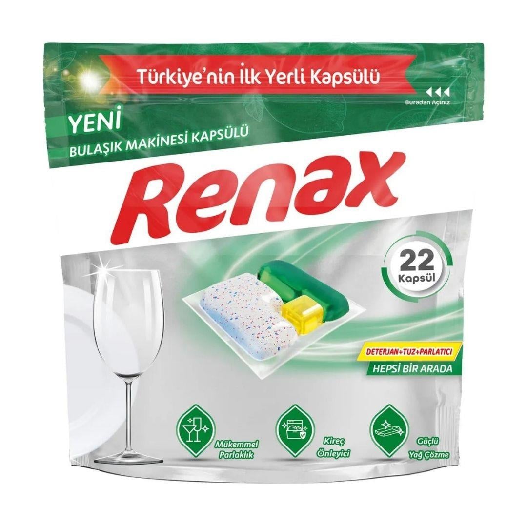 RENAX BULAŞIK MAK. KAPSÜLÜ 22'Lİ P*6