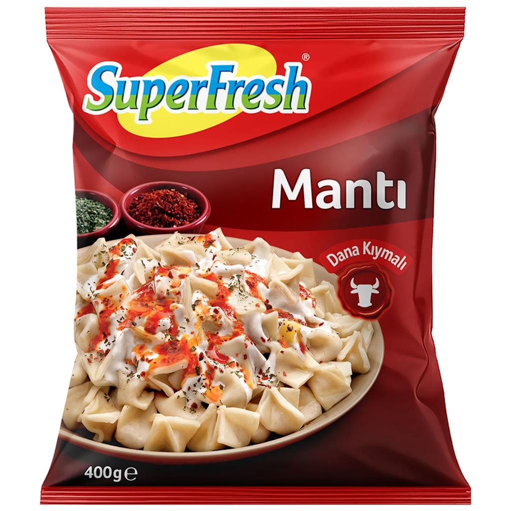 SUPERFRESH 400 GR MANTI KAYSERI 1*16