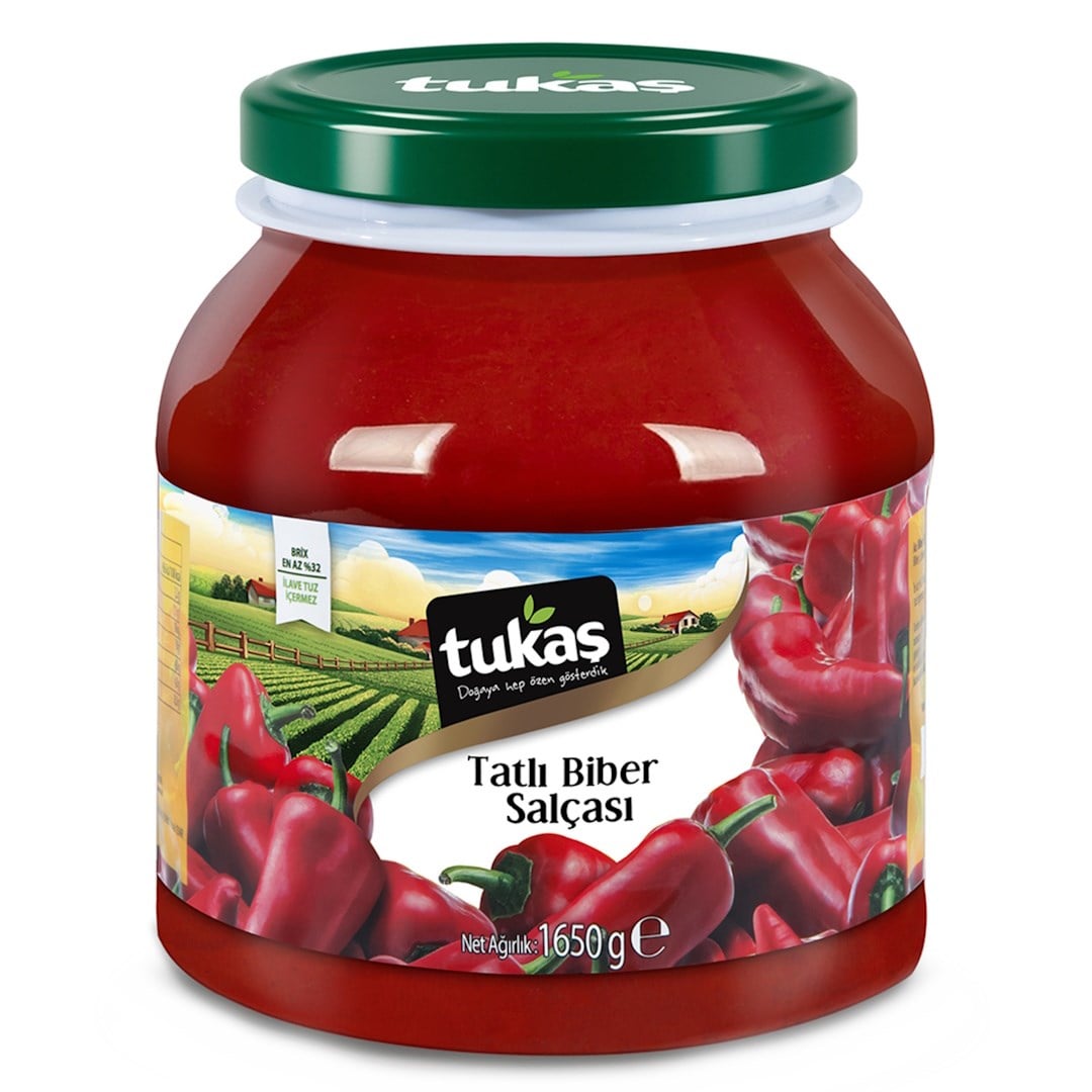 TUKAS SALCA 1650 GR TATLI BIBER SALCASI PET