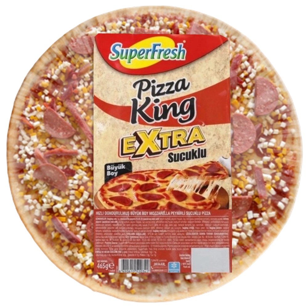 SUPERFRESH PIZZA 465 GR XL SUCUKLU 