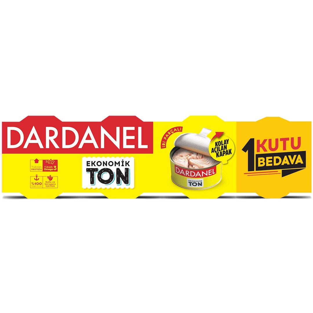 DARDANEL TON BALIK EKO 2+1 HEDIYELI (3*140 GR) 