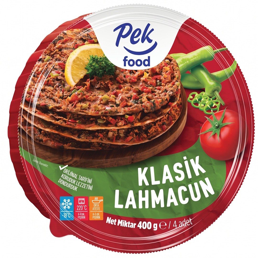 PEK FOOD 400 GR KLASIK LAHMACUN 4 AD 