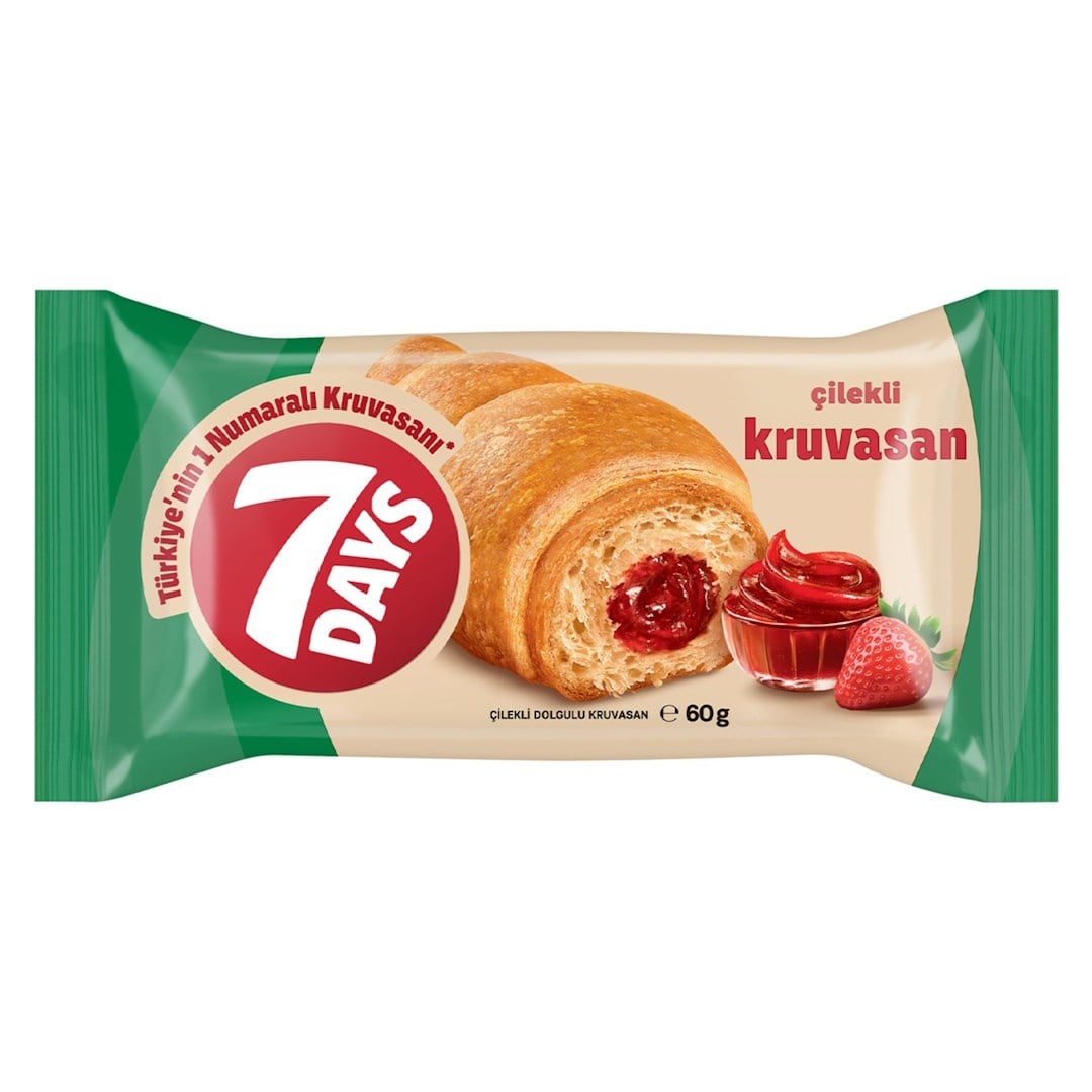 7 DAYS KRUVASAN 60 GR CILEK DOLGULU 1*24