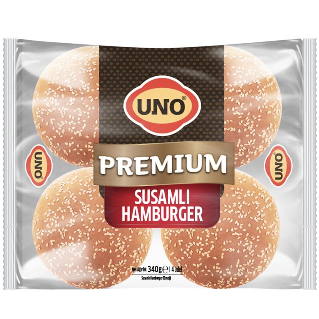 UNO PREM.340 GR 4 LU HAMBURGER EKMEK 