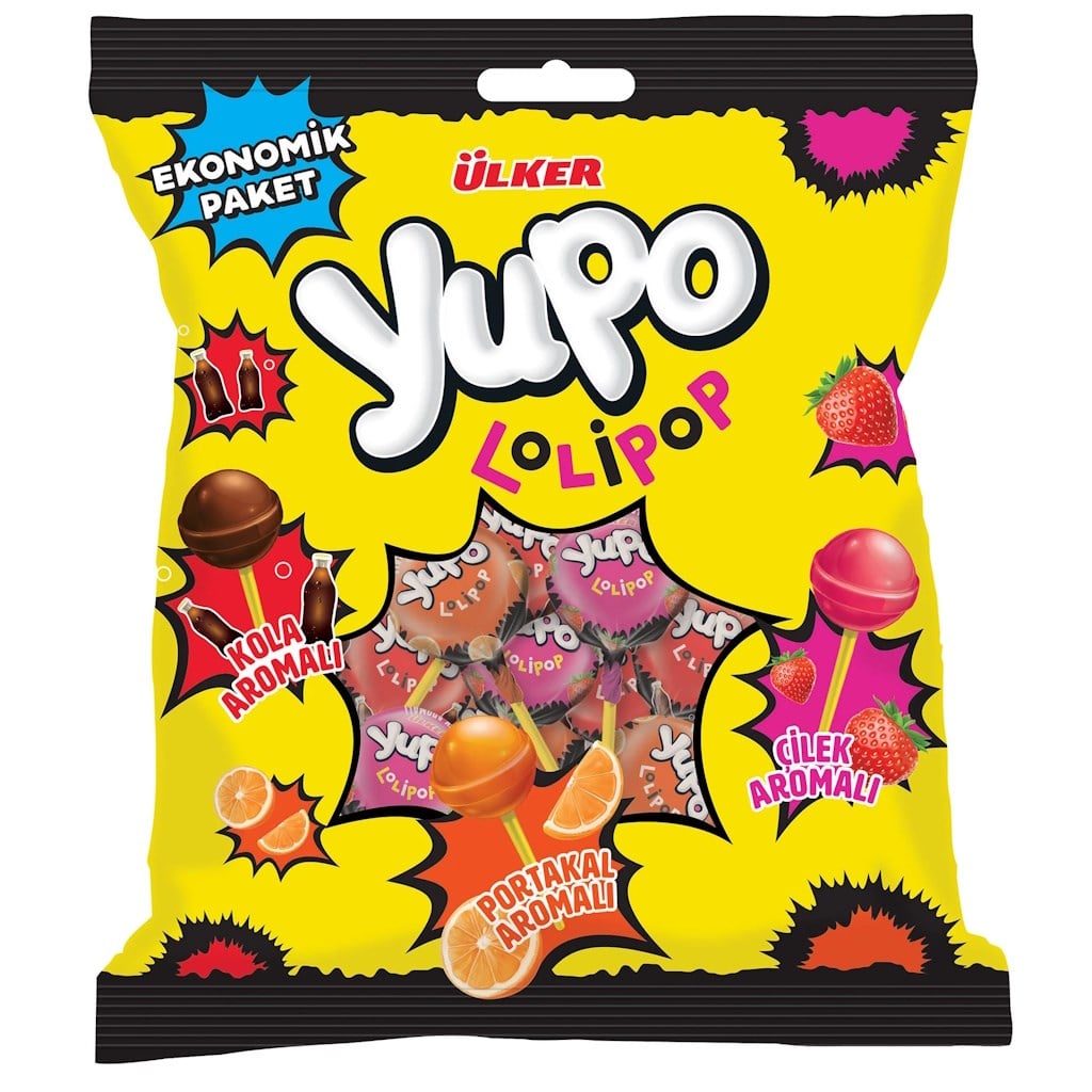 ÜLKER YUPO LOLIPOP KARMA 66 GR 1*24