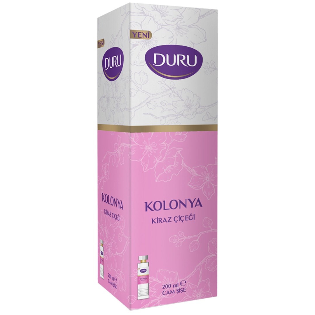 DURU KİRAZ ÇİÇEĞİ KOLONYA CAM ŞİŞE 200ML