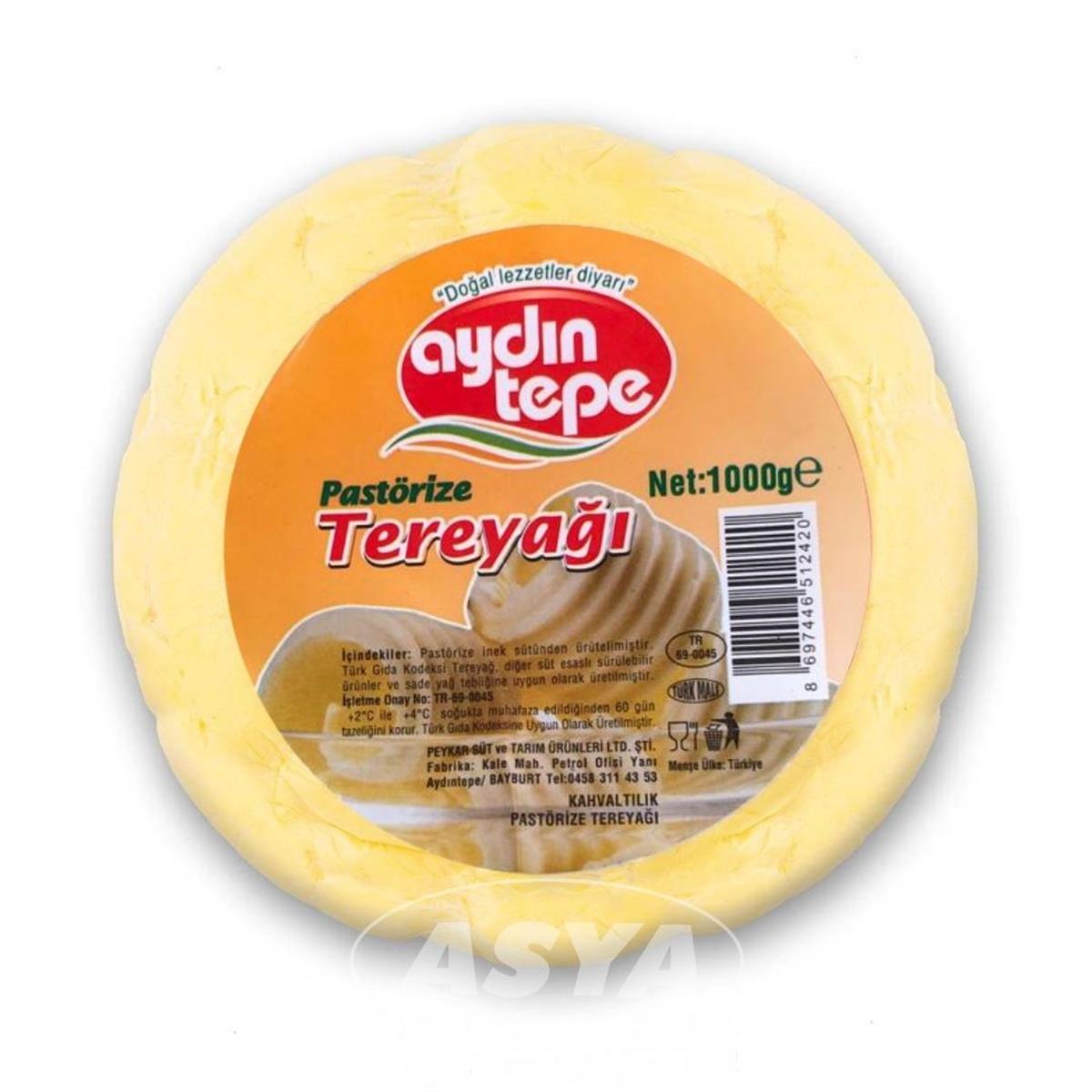 TEREYAĞ AYDIN TEPE PASTÖRİZE 1000 GR