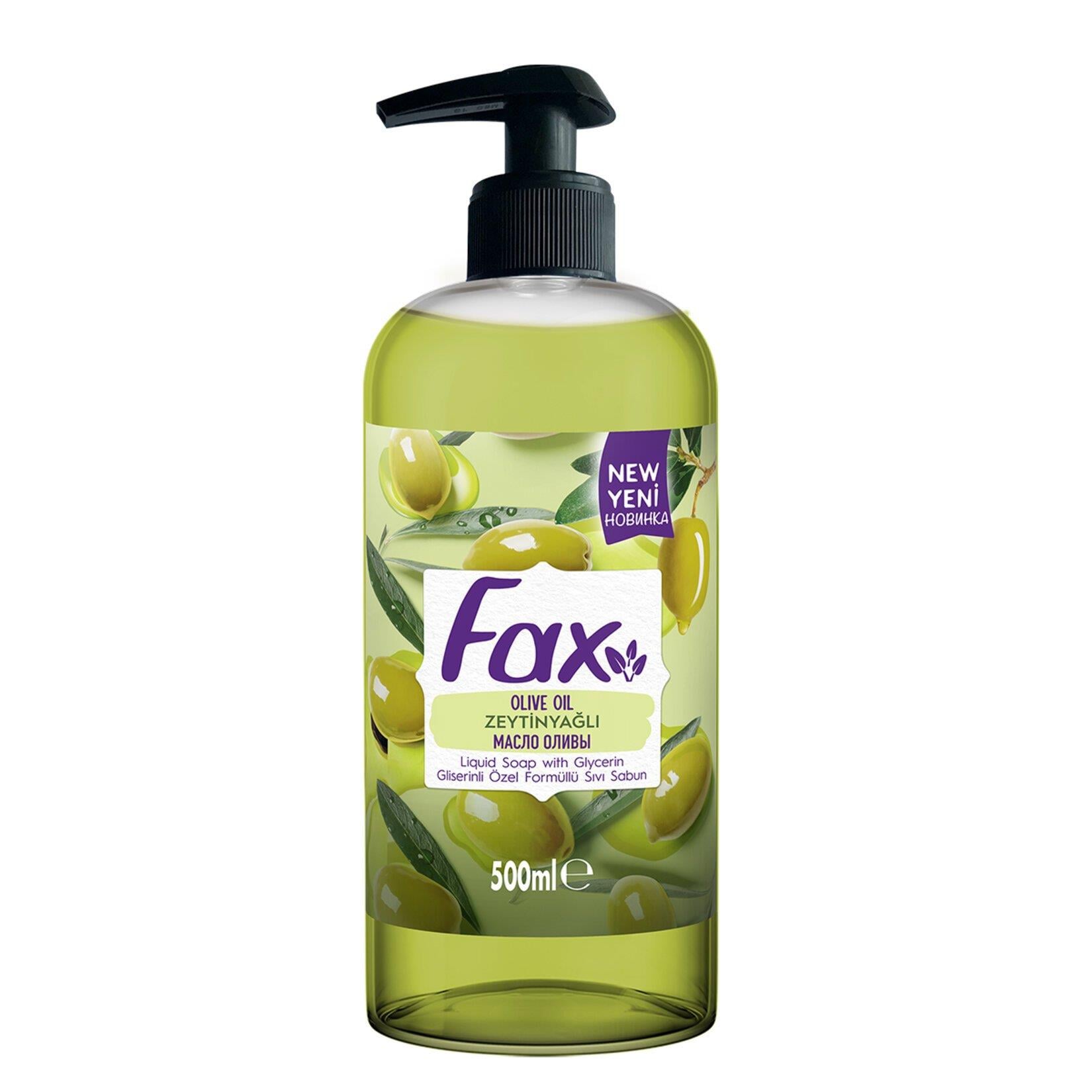 FAX SIVI SABUN 500 ML ZEYTİNYAĞI 1*12